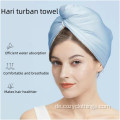 Schnelle trockene Mikrofaser -Satinhaar -Turban -Handtuchpackung